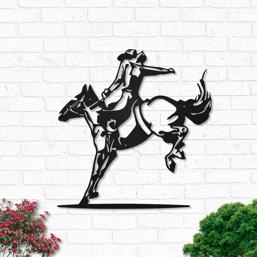 Cowboy Texas So Cool So Strong - Led Light Metal - Owls Matrix LTD