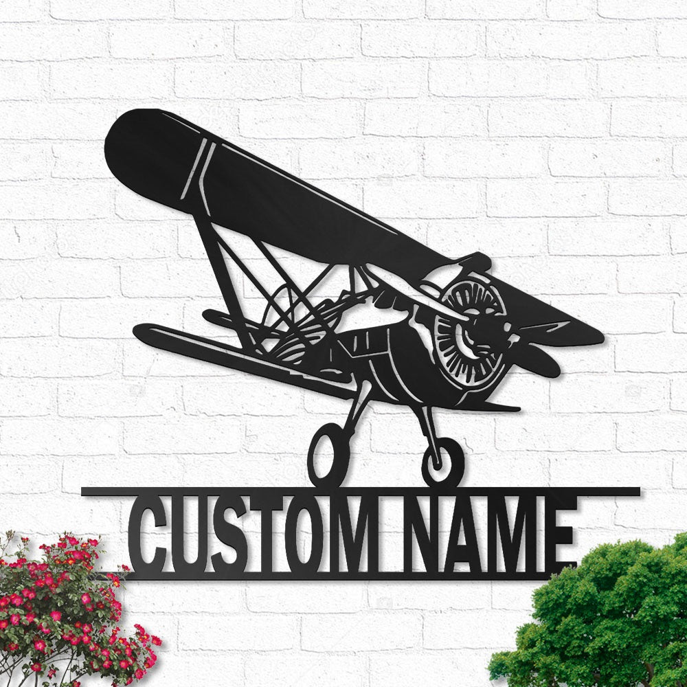 Airplane So Cool So Strong Personalized - Led Light Metal - Owls Matrix LTD