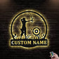 12"x12" Archery Sport I Choose Free Personalized - Led Light Metal - Owls Matrix LTD