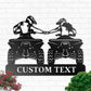 ATV Wife and Husband Personalized - Led Light Metal - Owls Matrix LTD