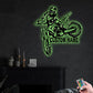 Motorcycle Dirt Bike Rider Personalized - Led Light Metal - Owls Matrix LTD