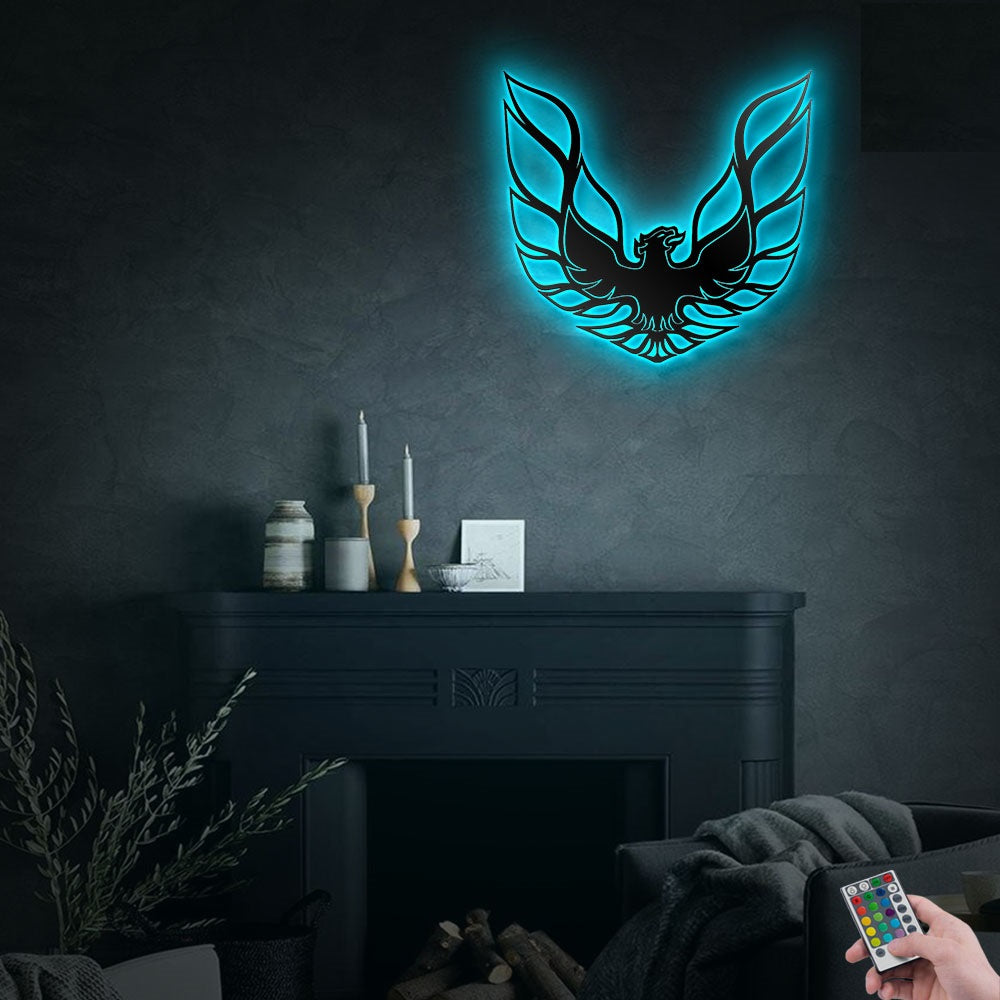 Bird Love Animals - Led Light Metal - Owls Matrix LTD