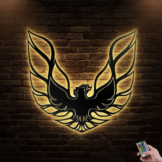 12*12 Inch (30*30cm) Bird Love Animals - Led Light Metal - Owls Matrix LTD