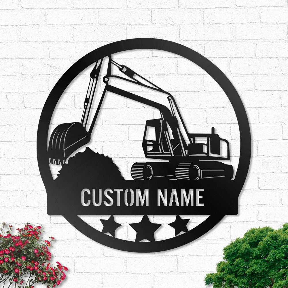 Diggers On The Street Personalized - Led Light Metal - Owls Matrix LTD