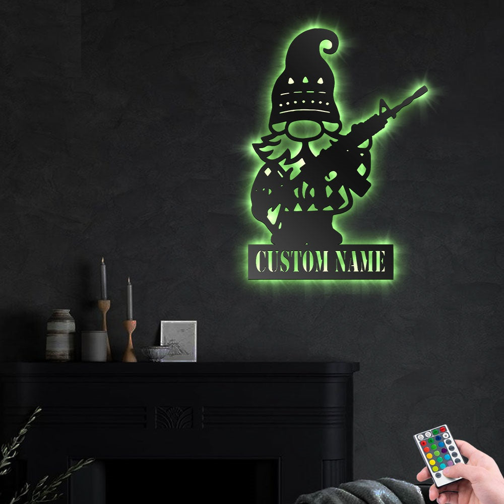 Gnome Gun - Led Light Metal - Owls Matrix LTD