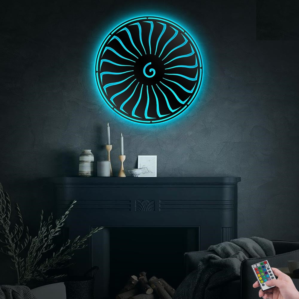 Airplane Propeller - Led Light Metal - Owls Matrix LTD