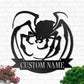 Spider Halloween Personalized - Led Light Metal - Owls Matrix LTD