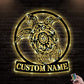 Sea Turtle Personalized - Led Light Metal - Owls Matrix LTD