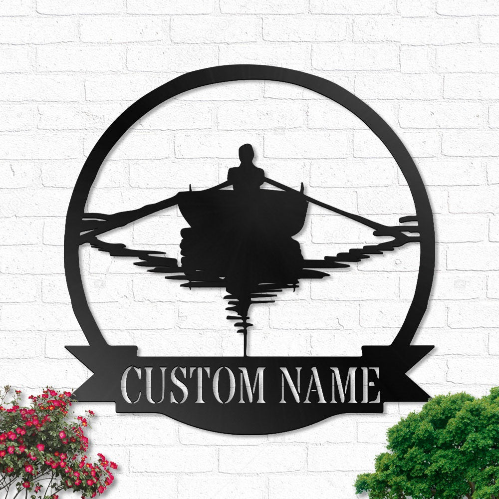 Boat Man Boat Style Personalized - Led Light Metal - Owls Matrix LTD