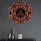 12"x12" Mandala Yoga Style Personalized - Led Light Metal - Owls Matrix LTD
