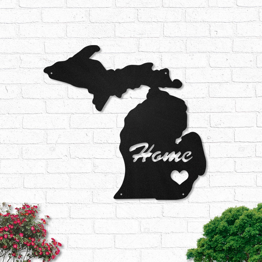 Michigan I Love Weather There - Led Light Metal - Owls Matrix LTD