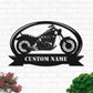 Motorcycle Beautiful Style Personalized - Led Light Metal - Owls Matrix LTD