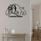 Bulldog Ferocious Style Personalized - Led Light Metal - Owls Matrix LTD