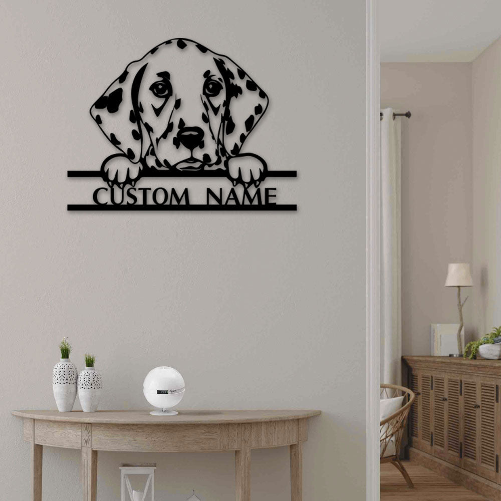 Dalmatian Dog Personalized - Led Light Metal - Owls Matrix LTD