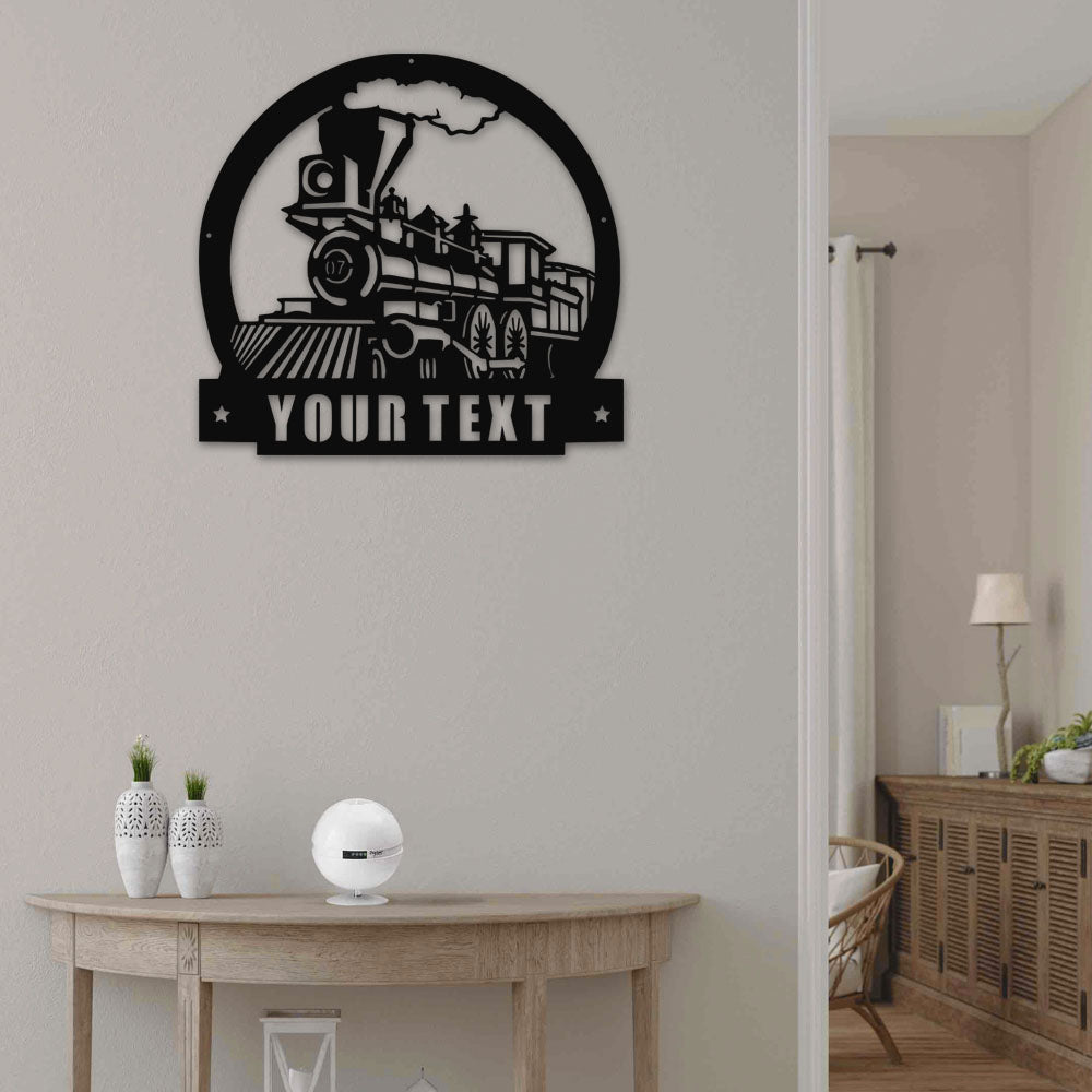 Train To My Future Personalized - Led Light Metal - Owls Matrix LTD