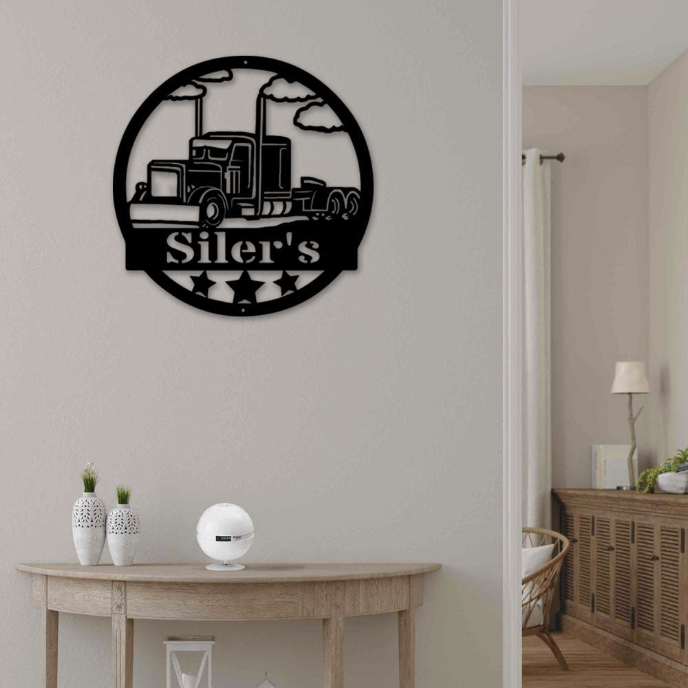 Trucker Cool Style Personalized - Led Light Metal - Owls Matrix LTD