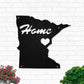 Minnesota Is My Home - Led Light Metal - Owls Matrix LTD