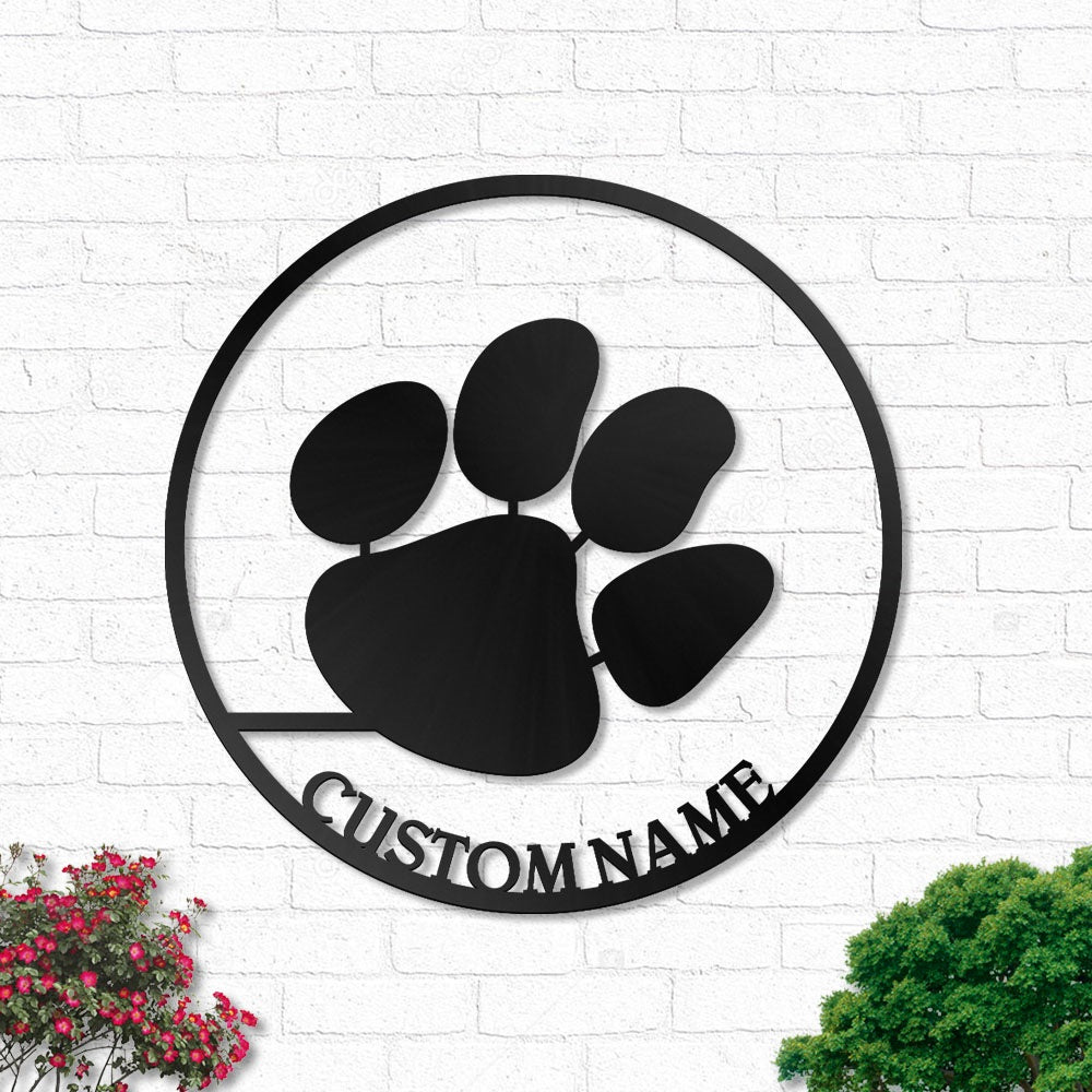 Tiger Paw V1 Animals Decoration Personalized - Led Light Metal - Owls Matrix LTD