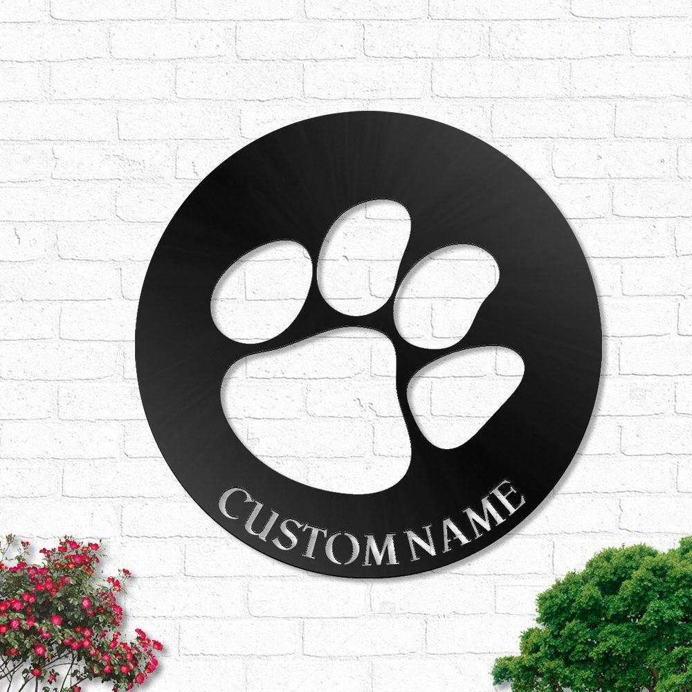 Tiger Paw V2 Personalized - Led Light Metal - Owls Matrix LTD