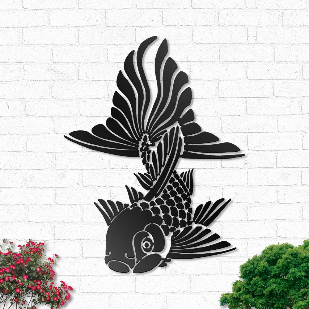 Goldfish So Lovely So Cute - Led Light Metal - Owls Matrix LTD