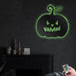 Pumpkin Creepy Orange Jack O Lantern Pumpkin - Led Light Metal - Owls Matrix LTD