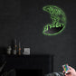 Moon Haunted Moon - Led Light Metal - Owls Matrix LTD