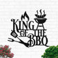 BBQ King Of The BBQ - Led Light Metal - Owls Matrix LTD