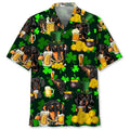 Hawaiian Shirt / Adults / S Dachshund Beer Irish St.Patrick Day Hawaiian Shirt