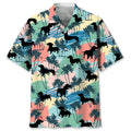 Hawaiian Shirt / Adults / S Dachshund Coconut Palm Hawaiian Shirt