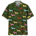 Hawaiian Shirt / Adults / S Dachshund Color Hawaiian Shirt