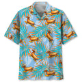 Hawaiian Shirt / Adults / S Dachshund Funny Hawaiian Shirt