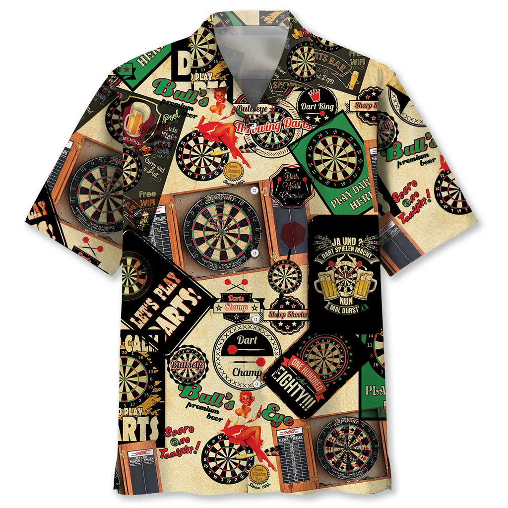 Hawaiian Shirt / Adults / S Darts Vintage Hawaiian Shirt
