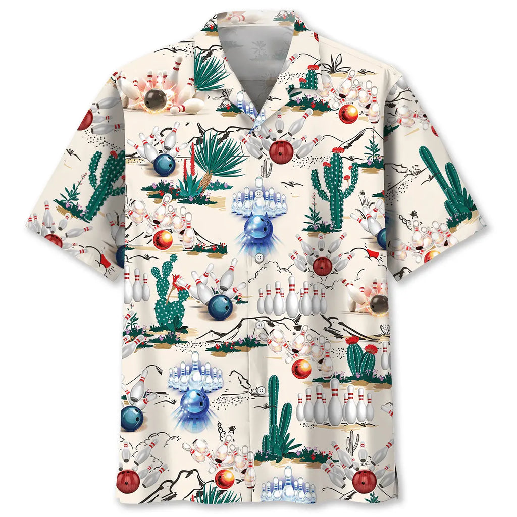 Hawaiian Shirt / Adults / S Desert Bowling Hawaiian Shirt