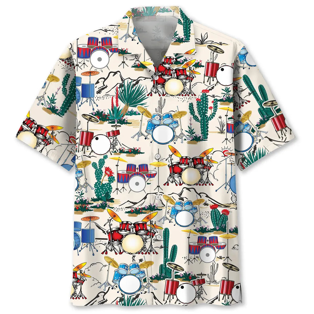 Hawaiian Shirt / Adults / S Desert Drum Hawaiian Shirt