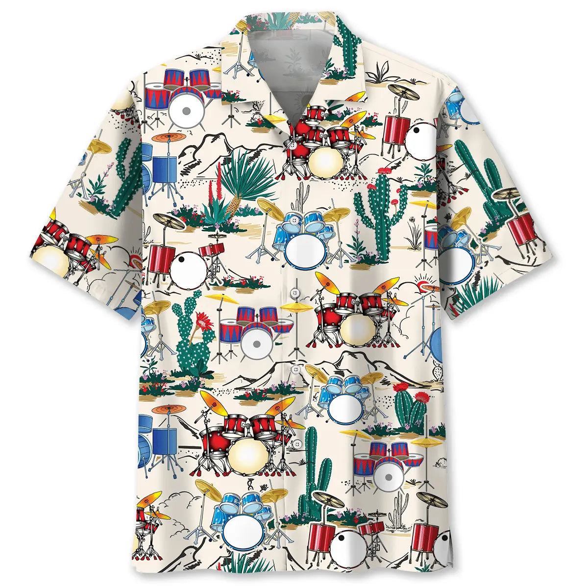 Hawaiian Shirt / Adults / S Desert Drum Hawaiian Shirt