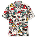 Hawaiian Shirt / Adults / S Desert F1 Racing Car Hawaiian Shirt