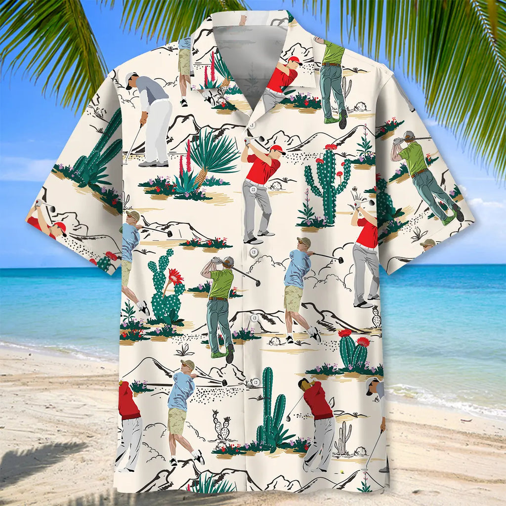 Desert Golf Hawaiian Shirt
