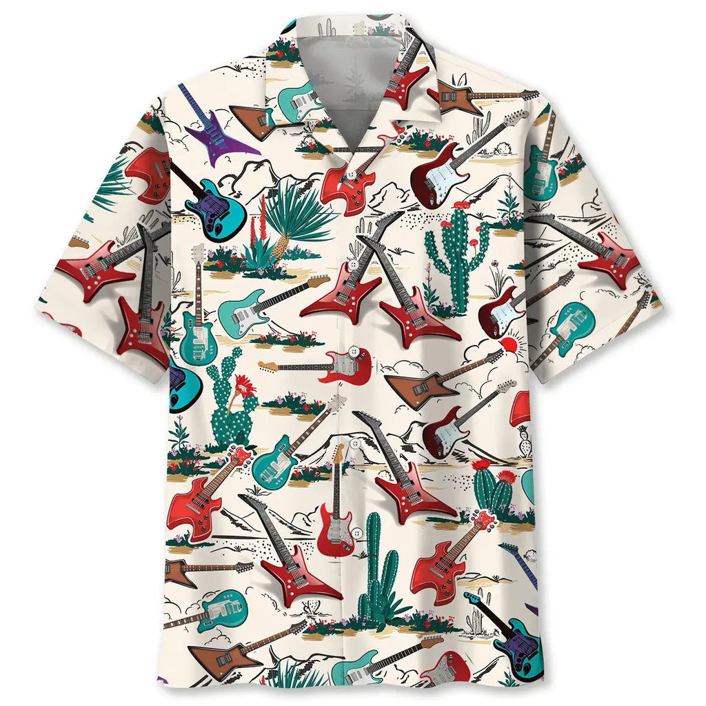 Hawaiian Shirt / Adults / S Desert Guitar Hawaiian Shirt