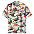 Hawaiian Shirt / Adults / S Desert Horse Racing Hawaiian Shirt