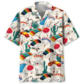 Hawaiian Shirt / Adults / S Desert Sky Diving Hawaiian Shirt