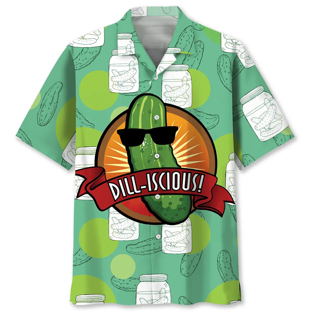 Hawaiian Shirt / Adults / S Dilliscious Pickle Hawaiian Shirt