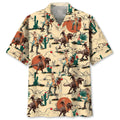 Hawaiian Shirt / Adults / S Dinosaur Desert Hawaiian Shirt