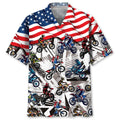 Hawaiian Shirt / Adults / S Dirt Bike Racing Hawaiian Shirt