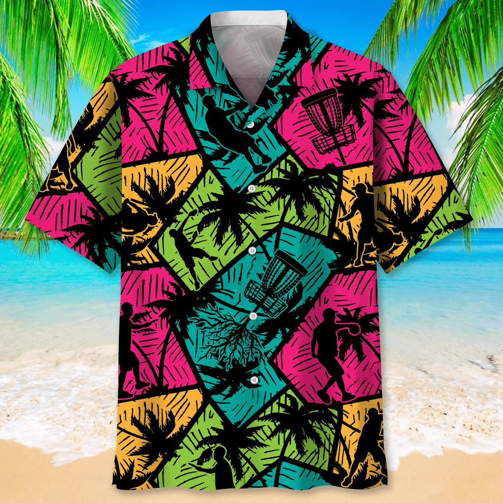 Disc Golf Beach Hawaiian Shirt