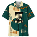 Hawaiian Shirt / Adults / S Disc Golf Color Map Hawaiian Shirt