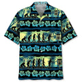 Hawaiian Shirt / Adults / S Disc Golf Evolution Hawaiian Shirt