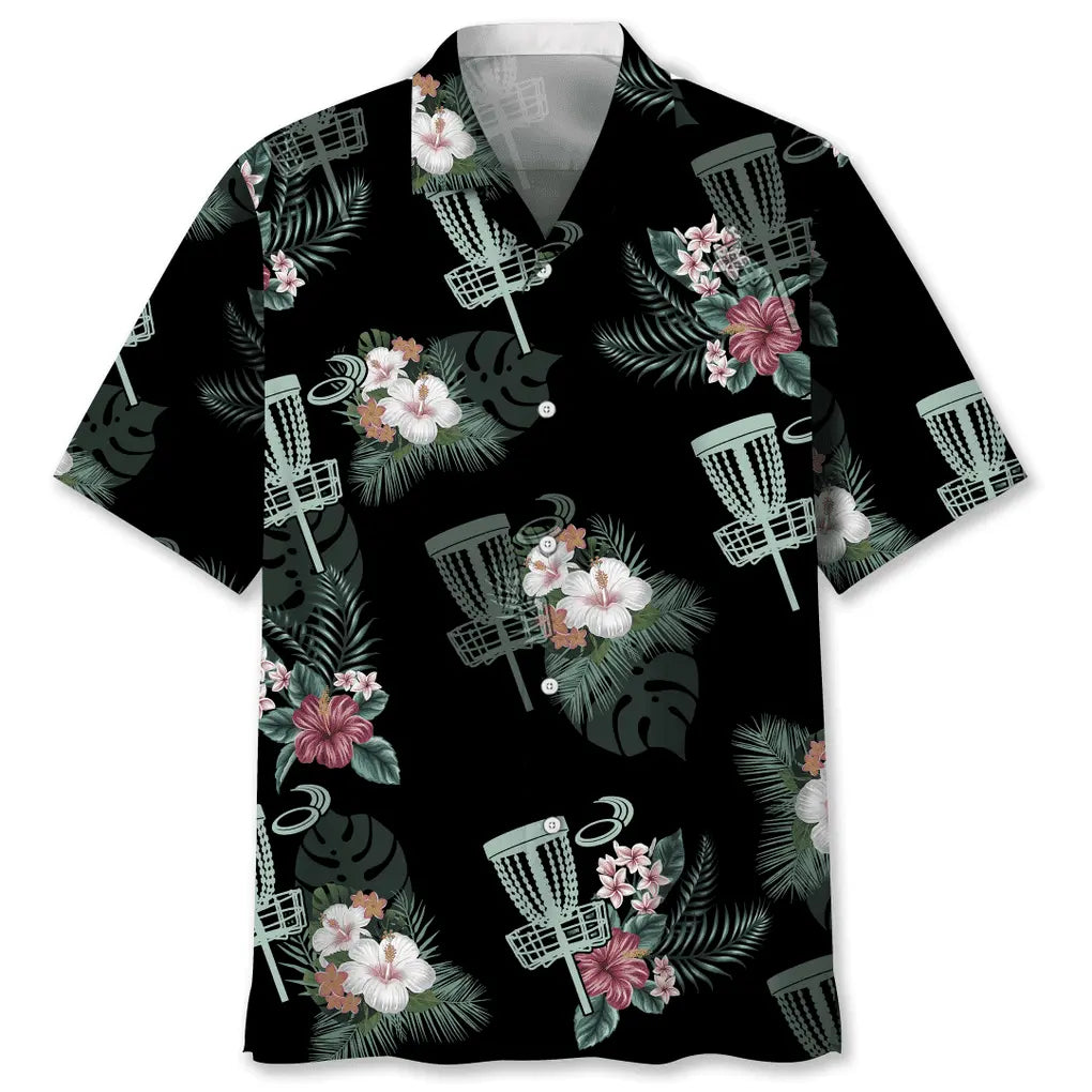 Hawaiian Shirt / Adults / S Disc Golf Hawaiian Tropical Hawaiian Shirt