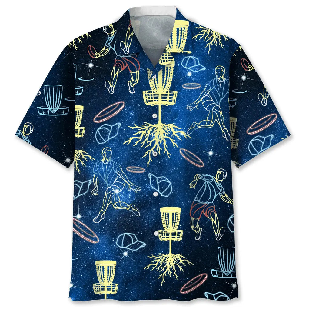 Hawaiian Shirt / Adults / S Disc Golf Light Hawaiian Shirt