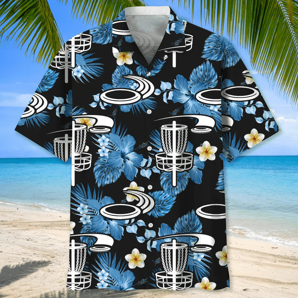 Disc Golf Nature Hawaiian Shirt