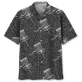Hawaiian Shirt / Adults / S Disc Golf Pattern Hawaiian Shirt